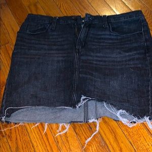 Mini jean skirt